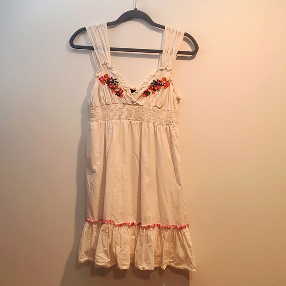 Urban Outfitters Lux brand embroidered mini dress - Picture 3 of 6